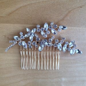 Gold Rhinestone Hair Comb